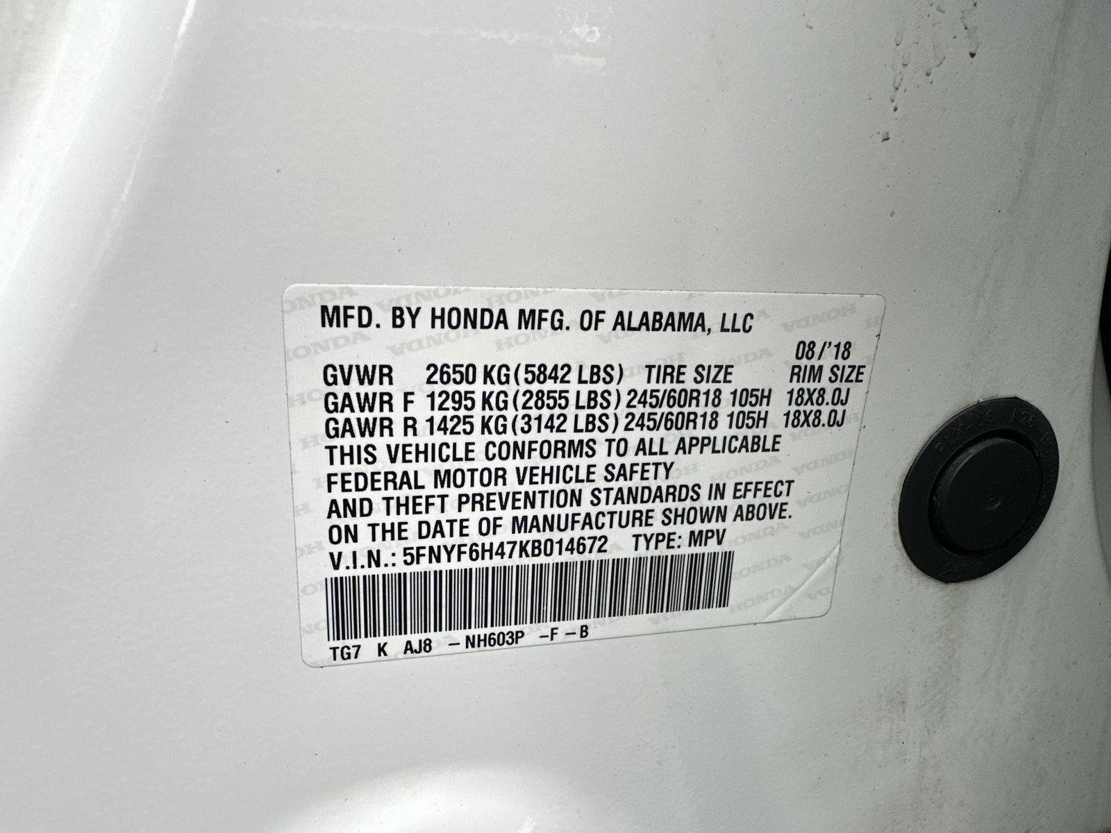 Used 2019 Honda Pilot EX-L image 42