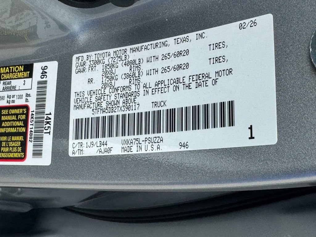 Used 2026 Toyota Tundra 1794 Edition AWD/4WD image 33