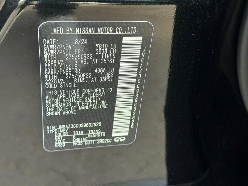 New 2025 INFINITI QX80 Autograph w/ Autograph Exterior Package image 19