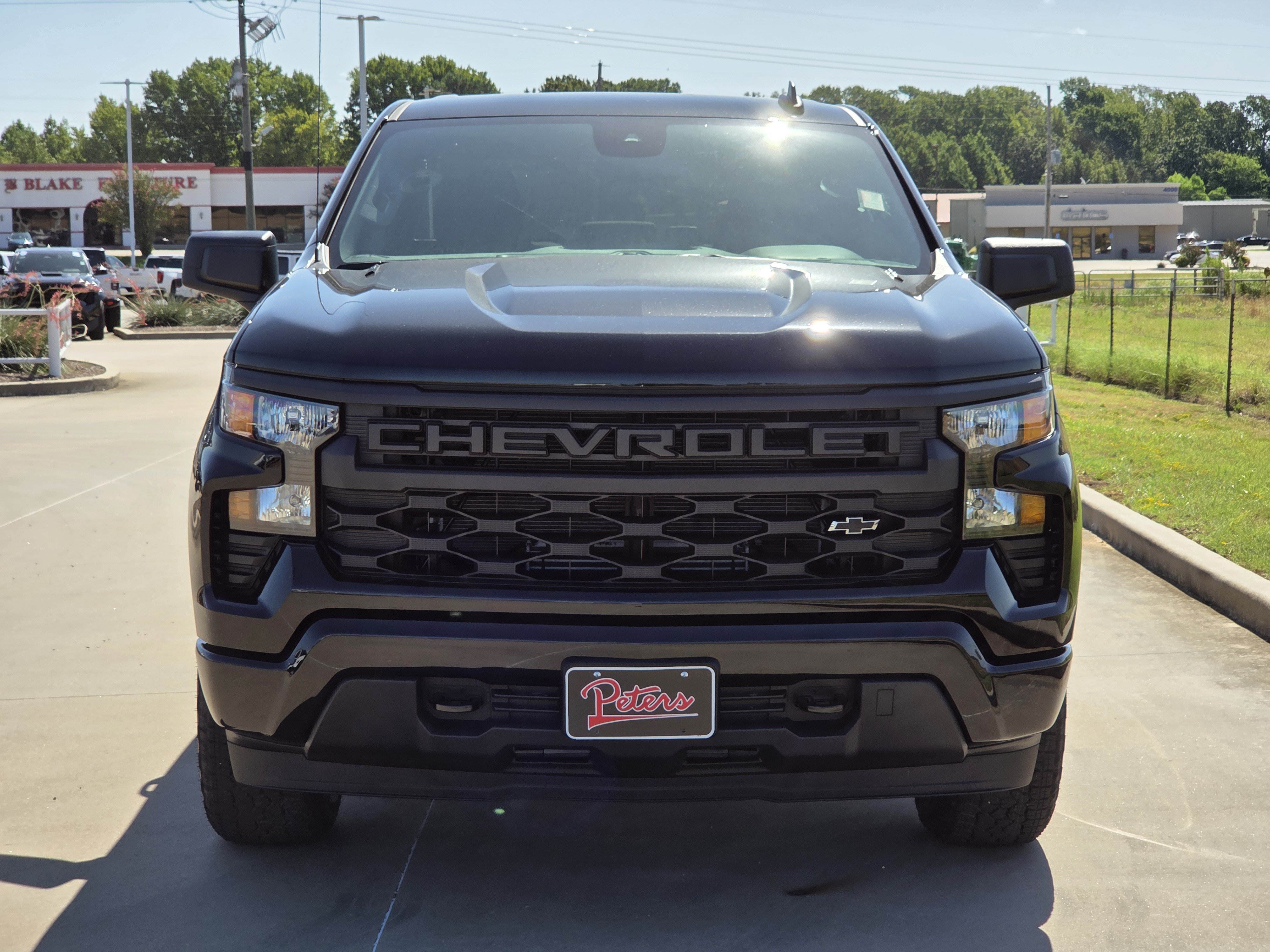 New 2026 Chevrolet Silverado 1500 Custom w/ Turbomax Blackout Package RWD image 2