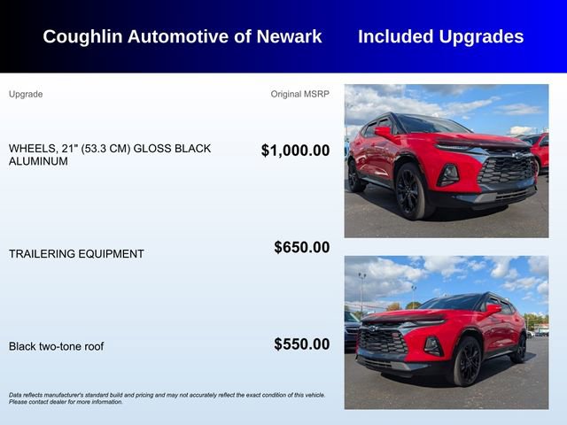 Used 2022 Chevrolet Blazer RS w/ LPO, Cargo Package image 3