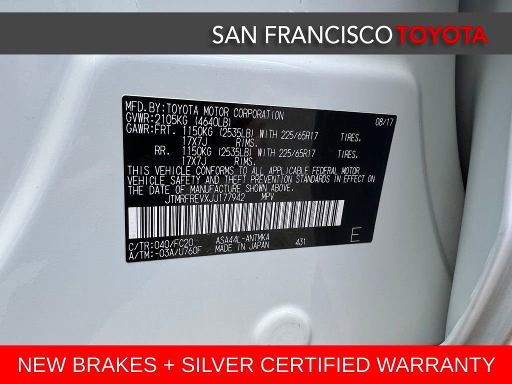 Certified 2018 Toyota RAV4 XLE image 40