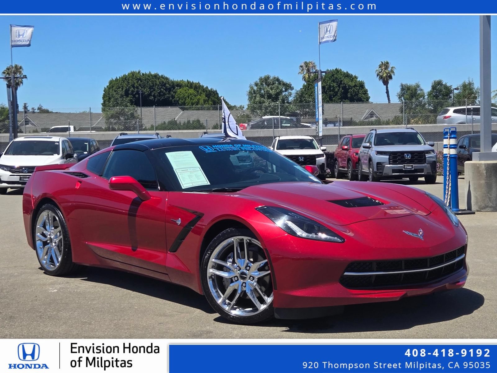 Used 2015 Chevrolet Corvette Stingray Coupe w/ 3LT Preferred Equipment Group RWD image 1