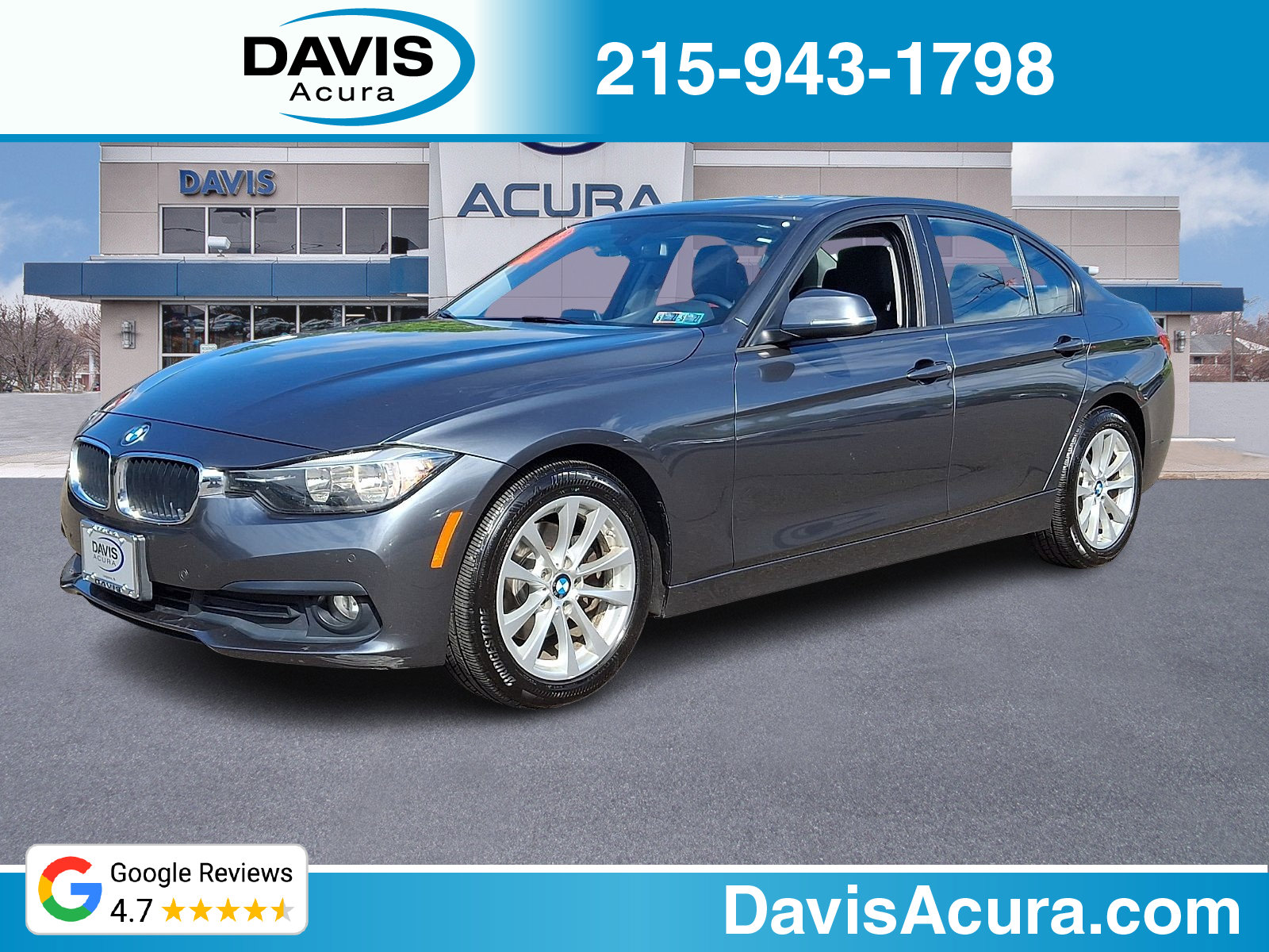 Used 2017 BMW 320i xDrive Sedan AWD/4WD image 1