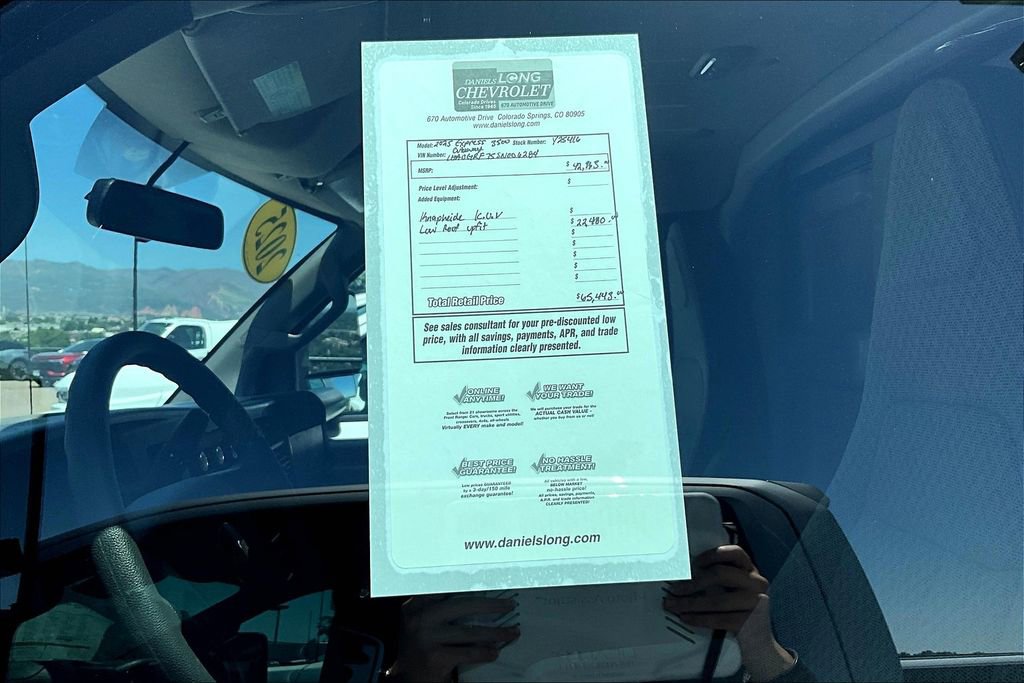 New 2025 Chevrolet Express 3500 w/ Power Convenience Package image 13