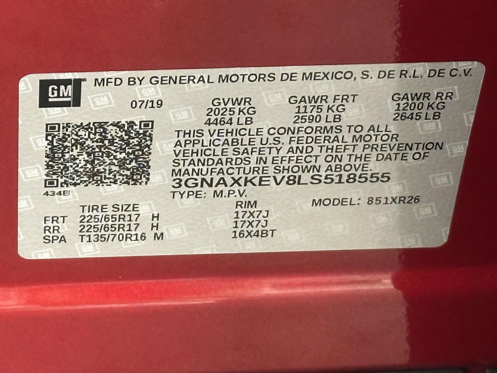 Certified 2020 Chevrolet Equinox LT FWD image 32