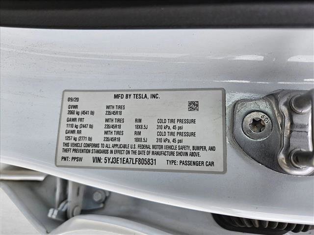 Used 2020 Tesla Model 3 Standard Range Plus RWD image 20