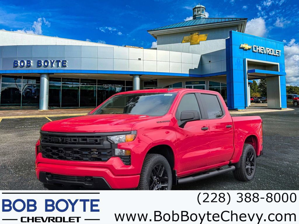 New 2026 Chevrolet Silverado 1500 Custom w/ Turbomax Blackout Package image 1