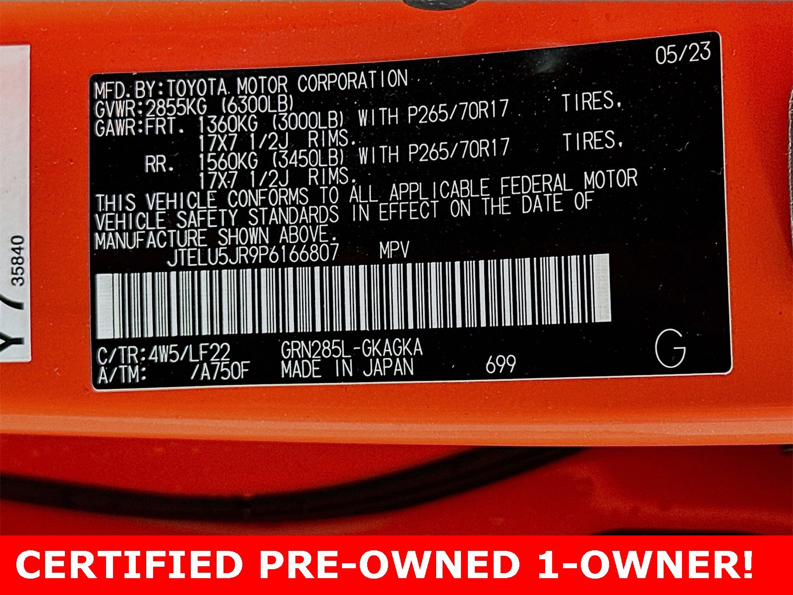 Certified 2023 Toyota 4Runner TRD Pro image 33