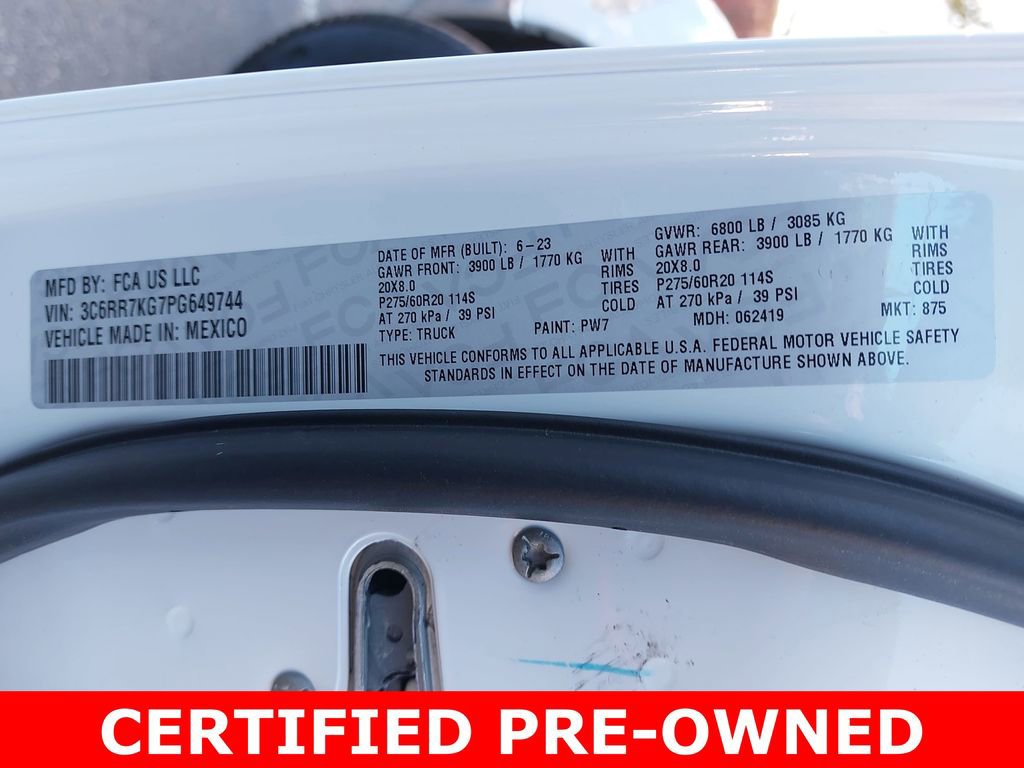 Certified 2023 RAM 1500 Tradesman w/ Tradesman SXT Package image 35