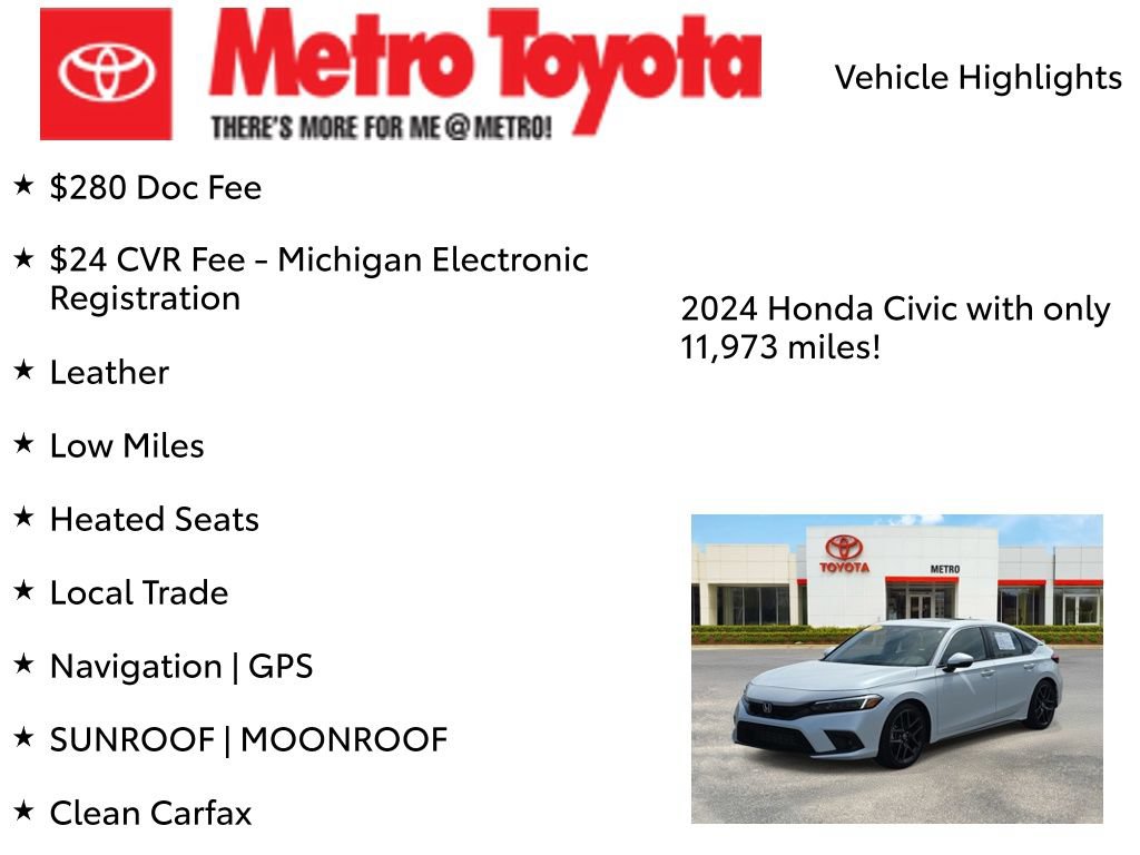 Used 2024 Honda Civic Sport Touring image 7