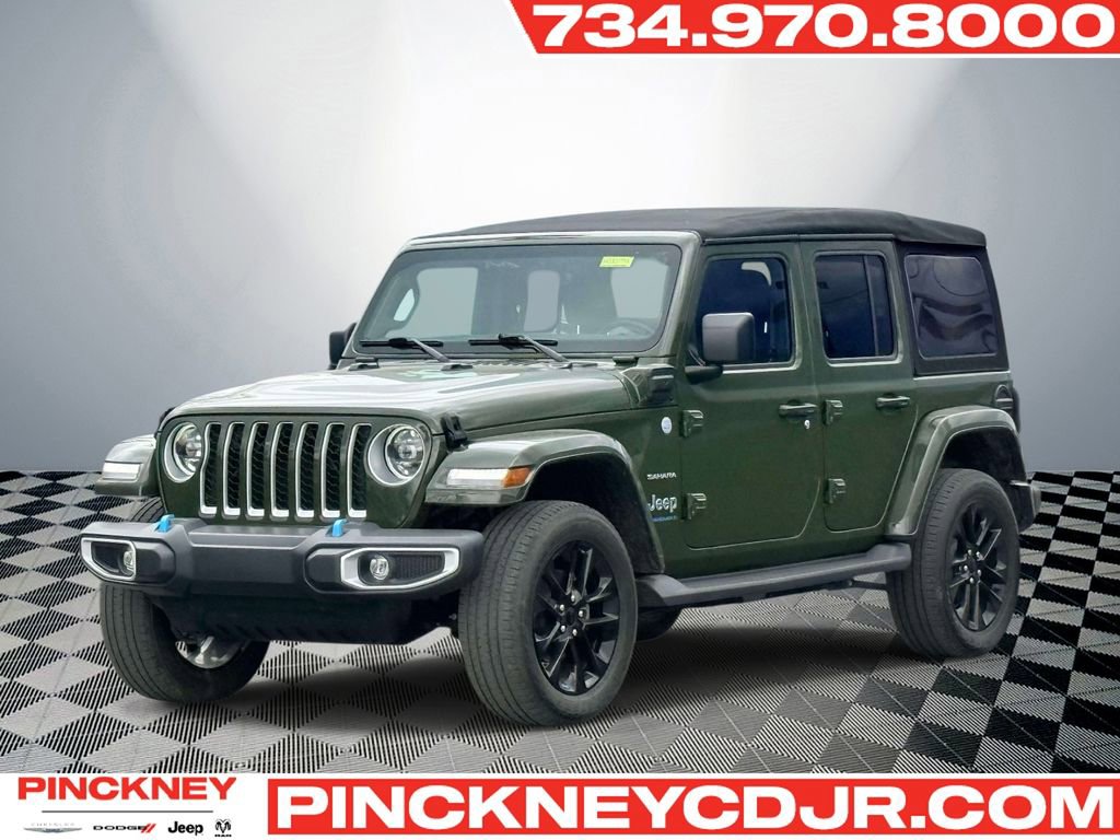 Used 2023 Jeep Wrangler Unlimited Sahara w/ Cold Weather Group AWD/4WD image 1