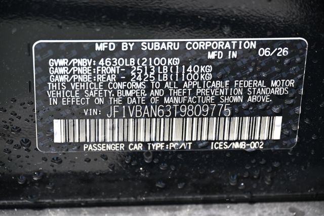 New 2026 Subaru WRX Limited AWD/4WD image 20