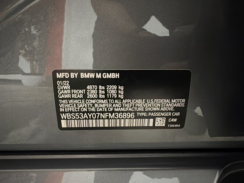 Used 2022 BMW M3 w/ M Carbon Exterior Package RWD image 26