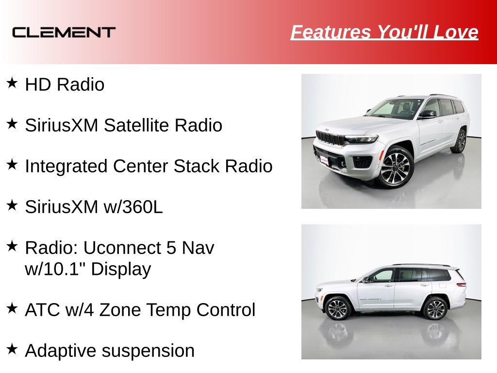 Used 2021 Jeep Grand Cherokee L Overland w/ Luxury Tech Group IV AWD/4WD image 38