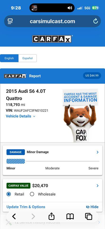 Used 2015 Audi S6 AWD/4WD image 10