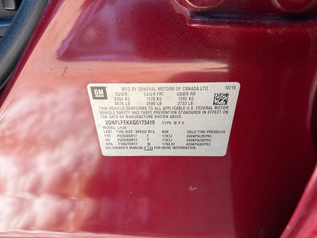 Used 2016 Chevrolet Equinox LT w/ Convenience Package image 31