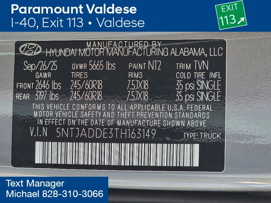 New 2026 Hyundai Santa Cruz SE image 30