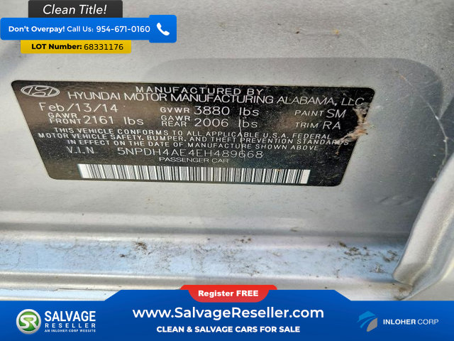 Used 2014 Hyundai Elantra SE FWD image 16