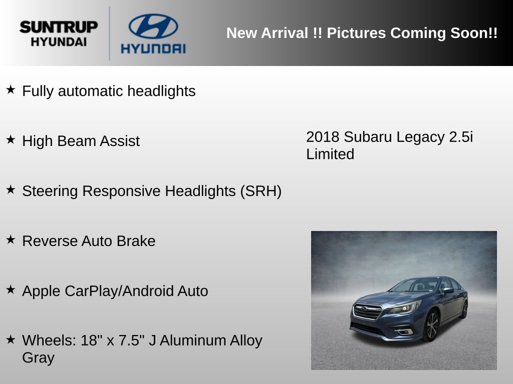 Used 2018 Subaru Legacy 2.5i Limited AWD/4WD image 11