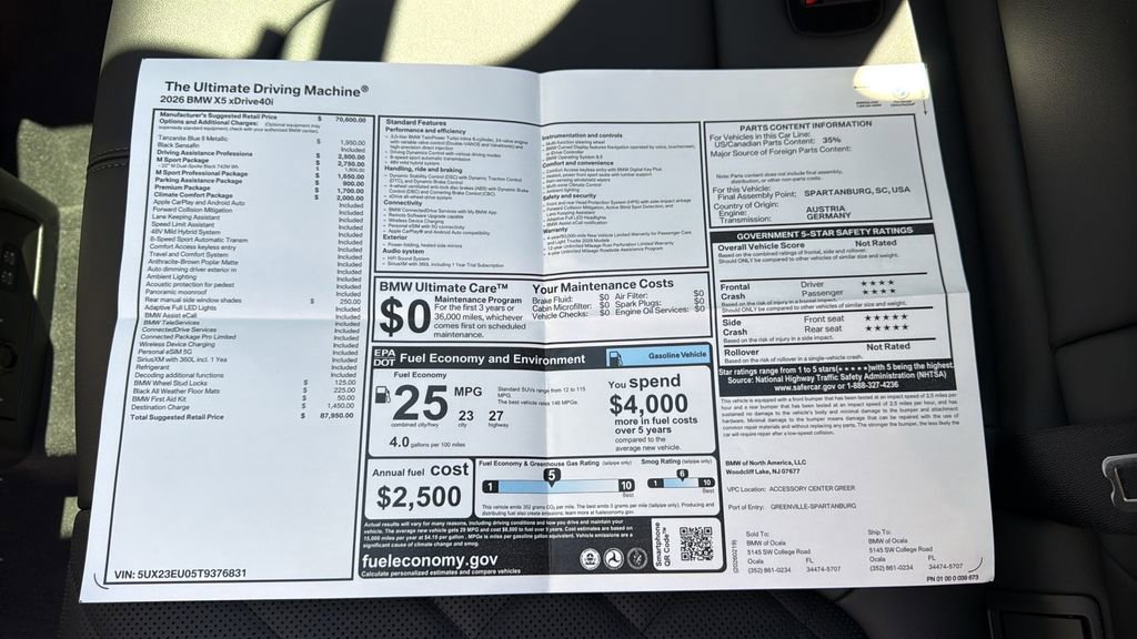 New 2026 BMW X5 xDrive40i image 23
