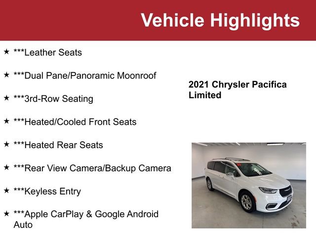 Used 2021 Chrysler Pacifica Limited w/ Premium & Safety Sphere Group AWD/4WD image 2