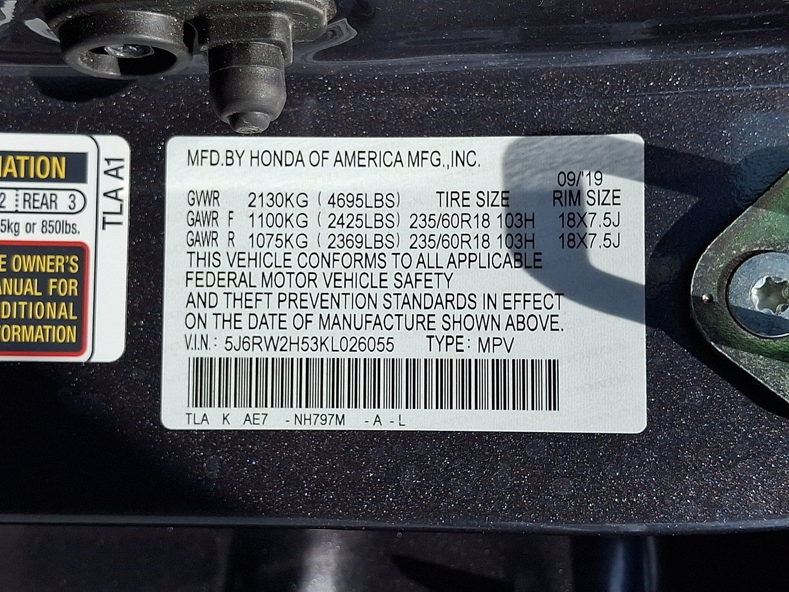 Used 2019 Honda CR-V EX image 26