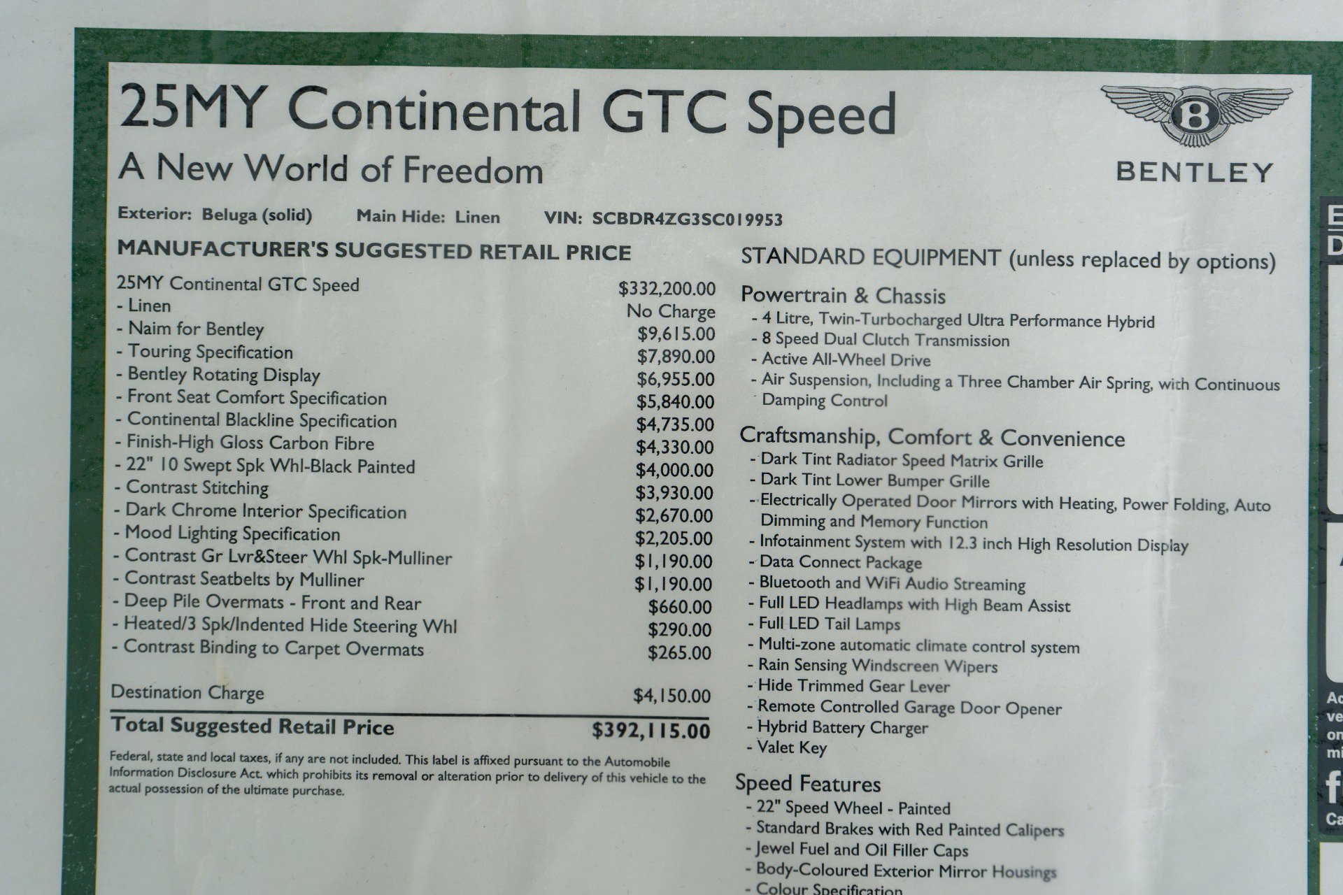 Used 2025 Bentley Continental GT Speed image 25