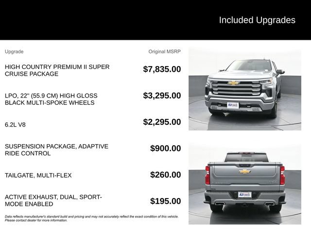 Used 2025 Chevrolet Silverado 1500 High Country AWD/4WD image 9