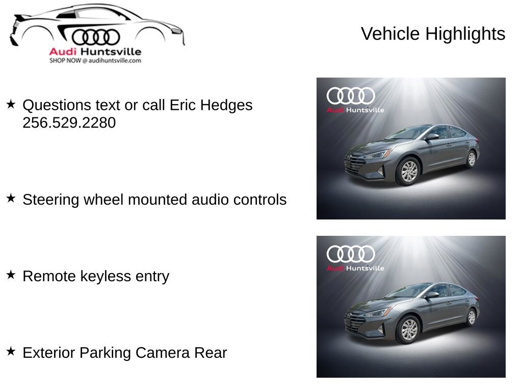 Used 2019 Hyundai Elantra SE w/ Cargo Package FWD image 6