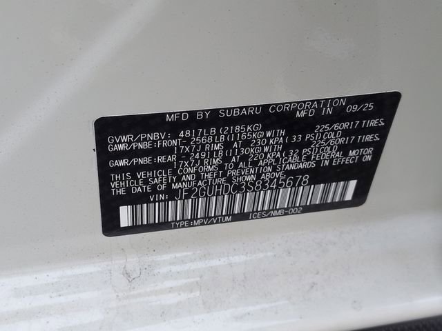 New 2025 Subaru Crosstrek 2.5i Premium image 52