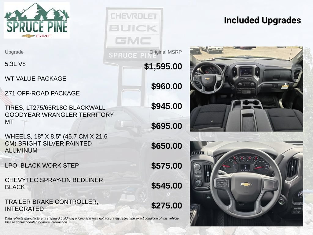 New 2026 Chevrolet Silverado 1500 W/T w/ WT Value Package AWD/4WD image 9
