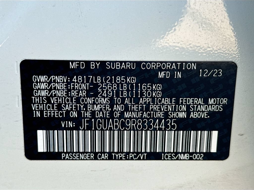 Used 2024 Subaru Impreza 2.0i AWD/4WD image 37