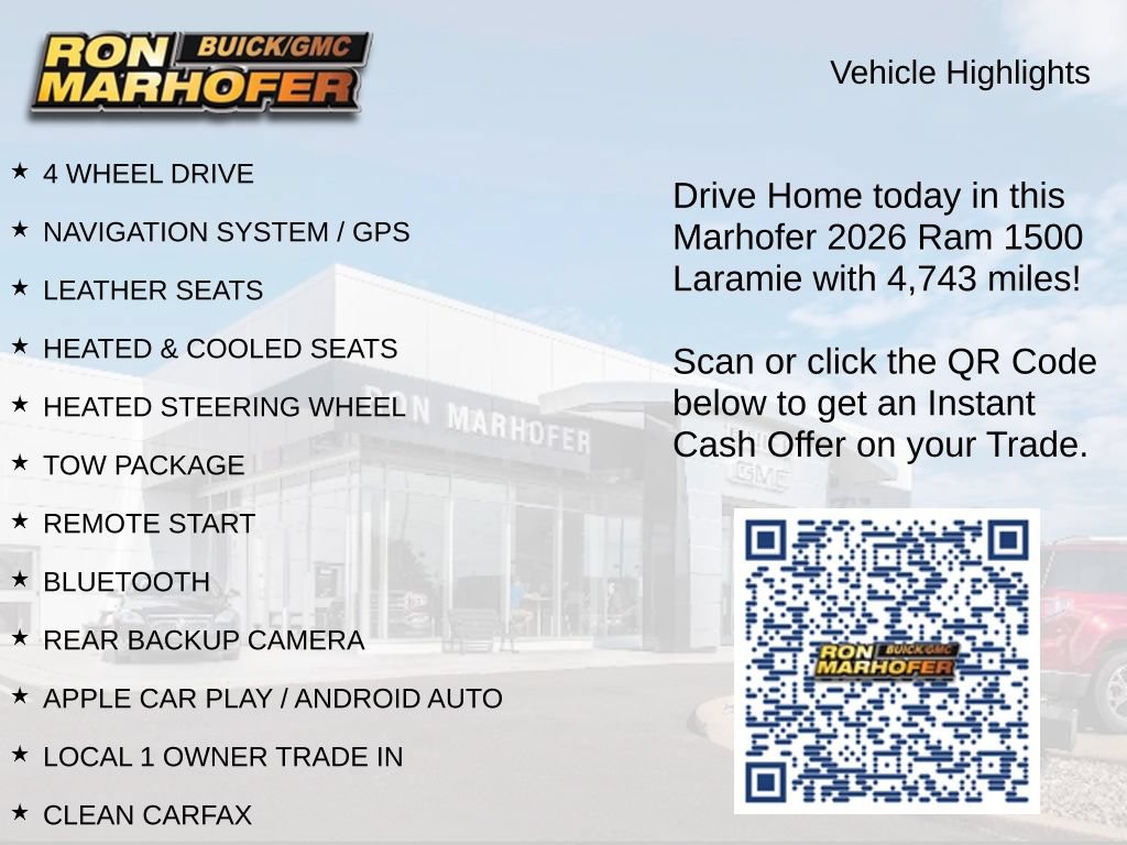 Used 2026 RAM 1500 Laramie w/ Night Edition AWD/4WD image 15