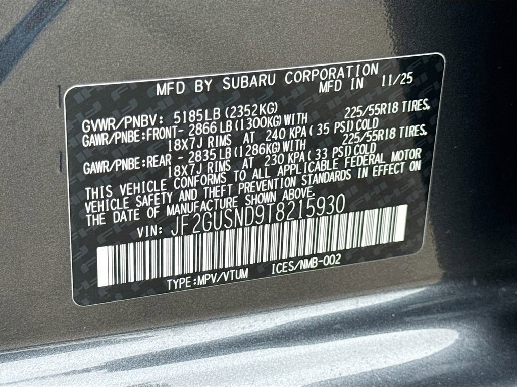 New 2026 Subaru Crosstrek 2.5i Limited w/ Crosstrek Mirror Package image 39