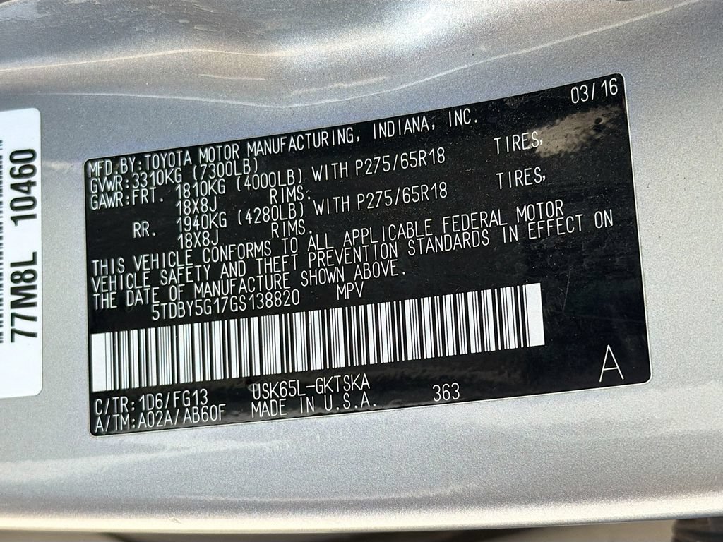 Used 2016 Toyota Sequoia SR5 AWD/4WD image 34