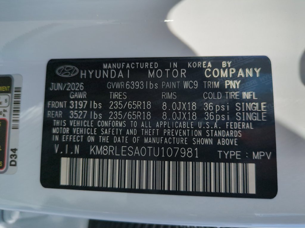 New 2026 Hyundai Palisade SEL AWD/4WD image 35