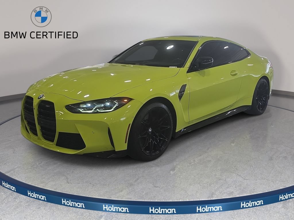 Certified 2024 BMW M4 Coupe w/ Executive Package RWD image 1