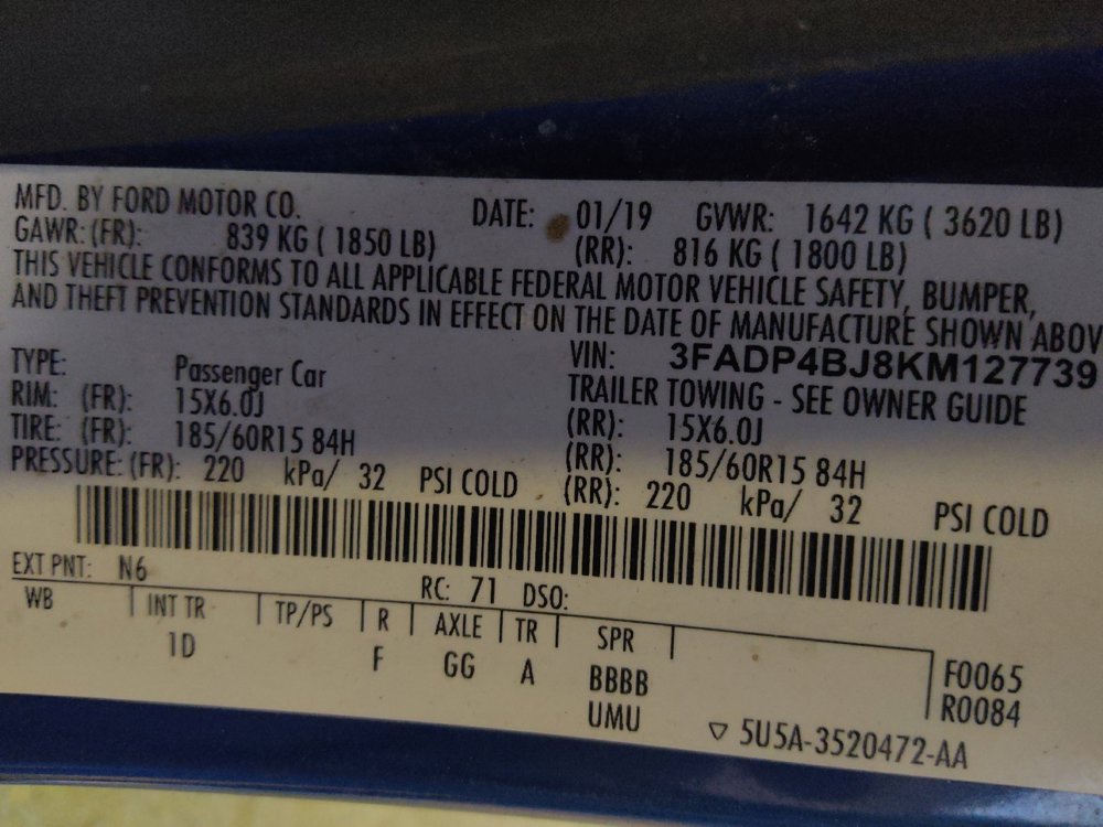 Used 2019 Ford Fiesta SE FWD image 33