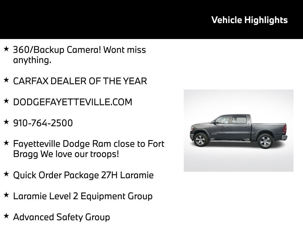 Used 2019 RAM 1500 Laramie image 5
