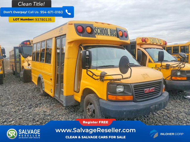 Used 2009 GMC Savana 3500 w/ School Bus Package