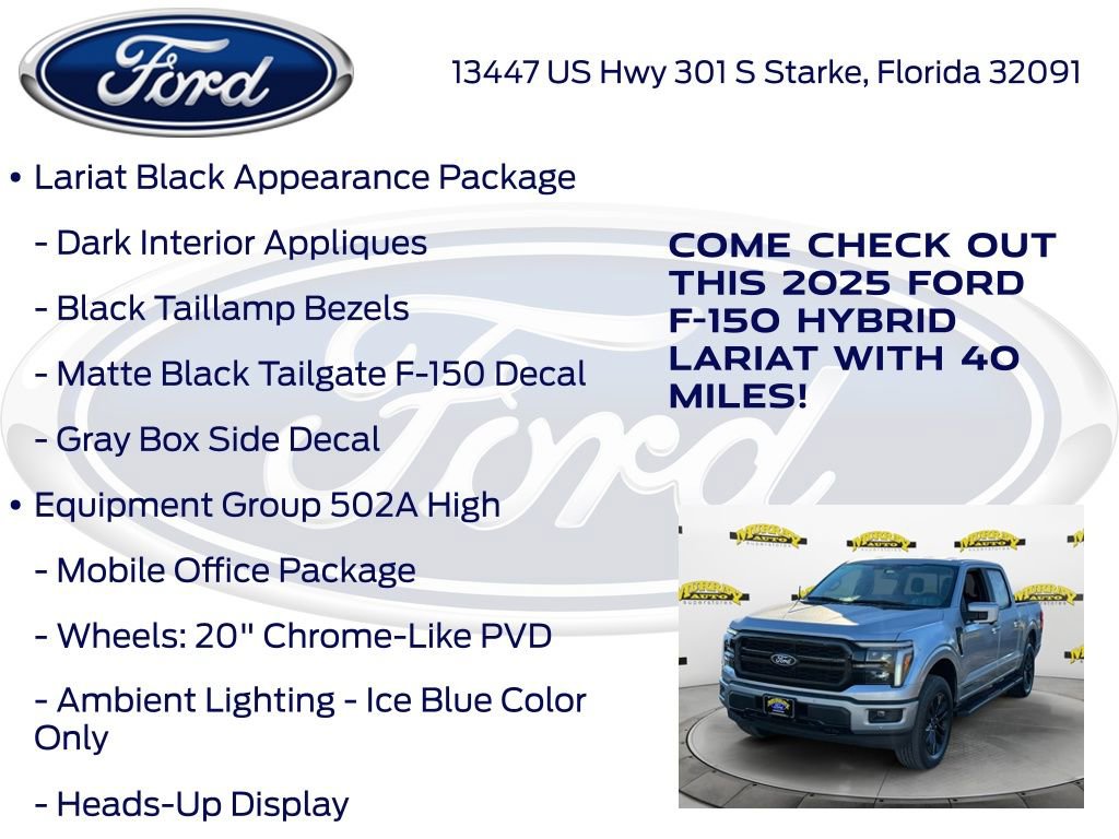 New 2025 Ford F150 Lariat w/ Equipment Group 502A High image 20
