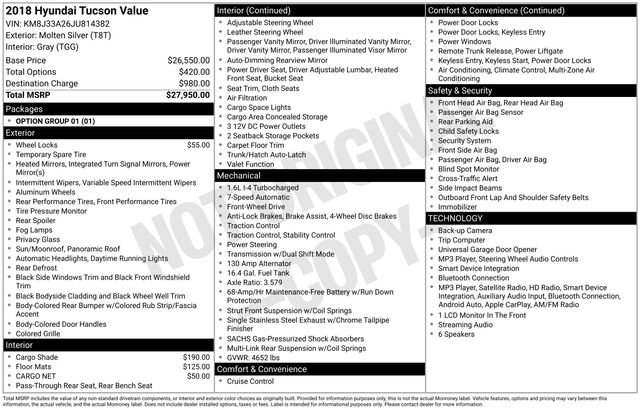 Used 2018 Hyundai Tucson Value FWD image 26