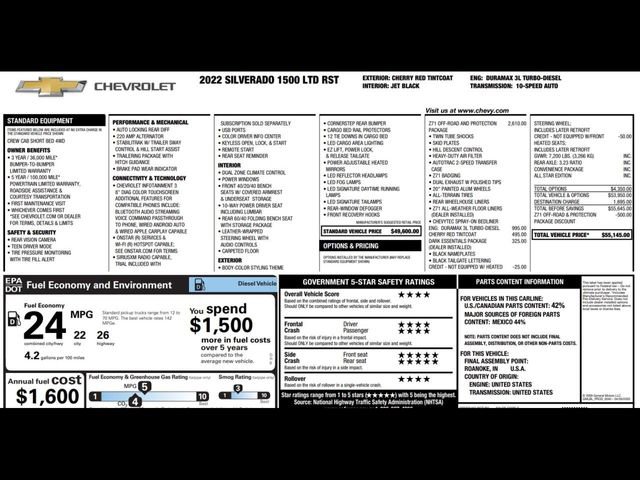 Used 2022 Chevrolet Silverado 1500 RST image 3