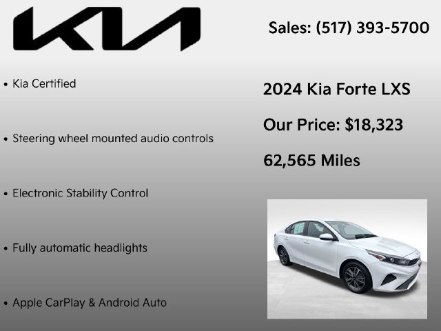 Used 2024 Kia Forte LXS FWD image 7