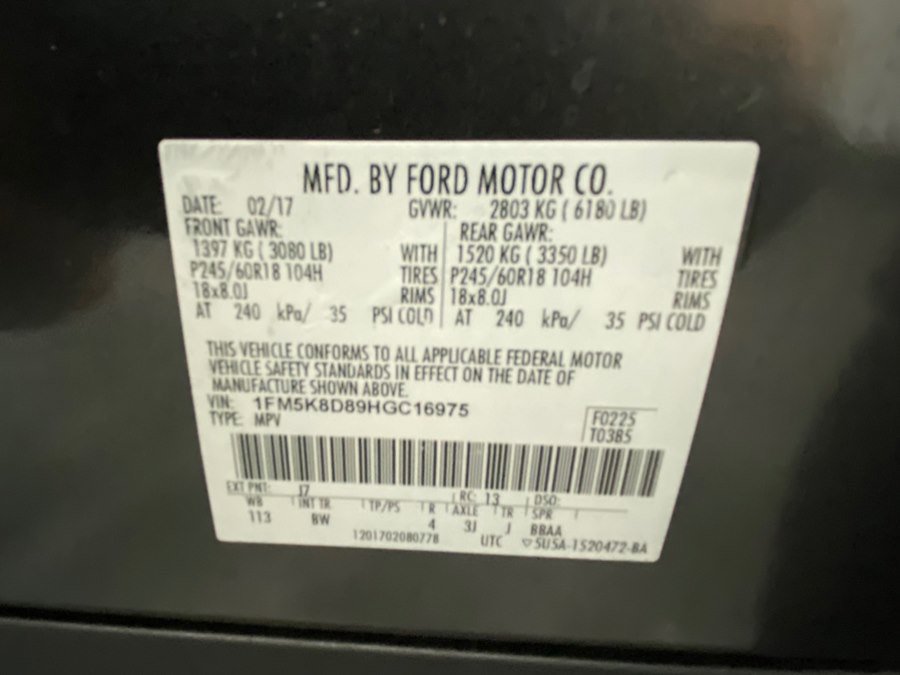 Used 2017 Ford Explorer XLT w/ Equipment Group 202A AWD/4WD image 54