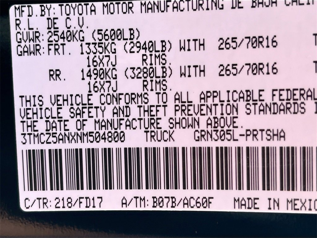 Used 2022 Toyota Tacoma TRD Off-Road image 31