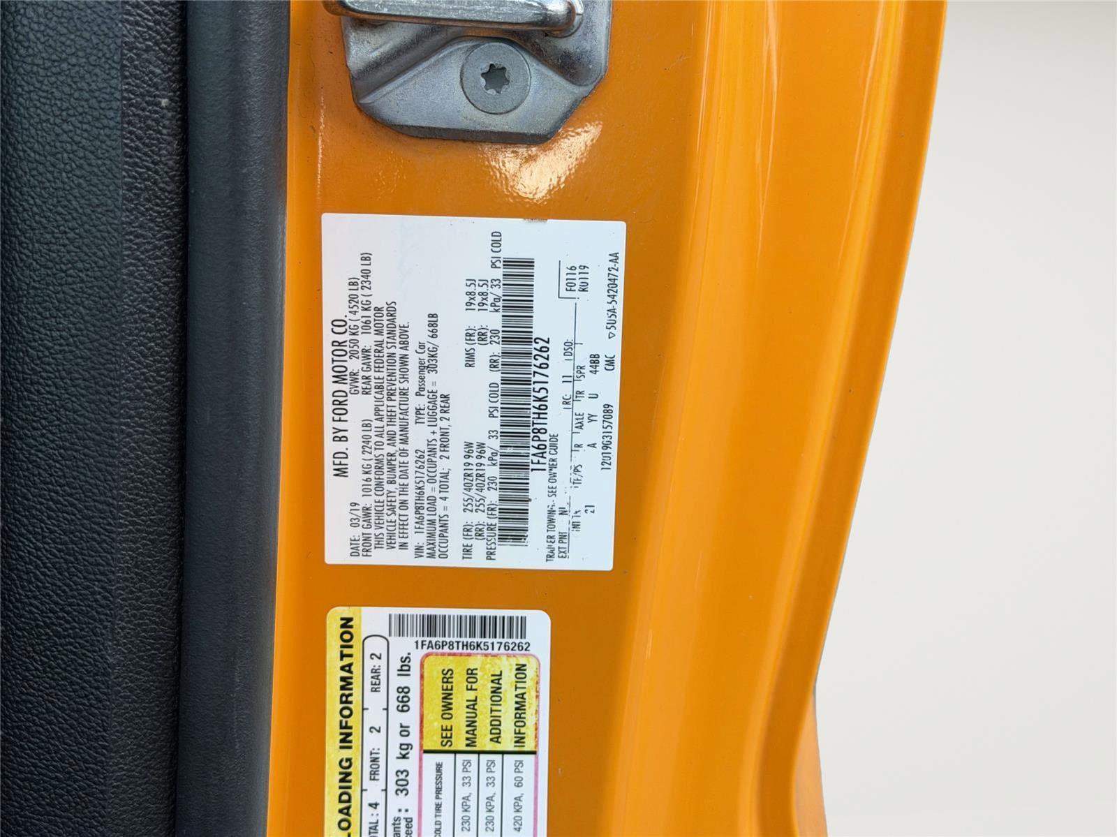 Used 2019 Ford Mustang Coupe w/ Black Accent Package image 15