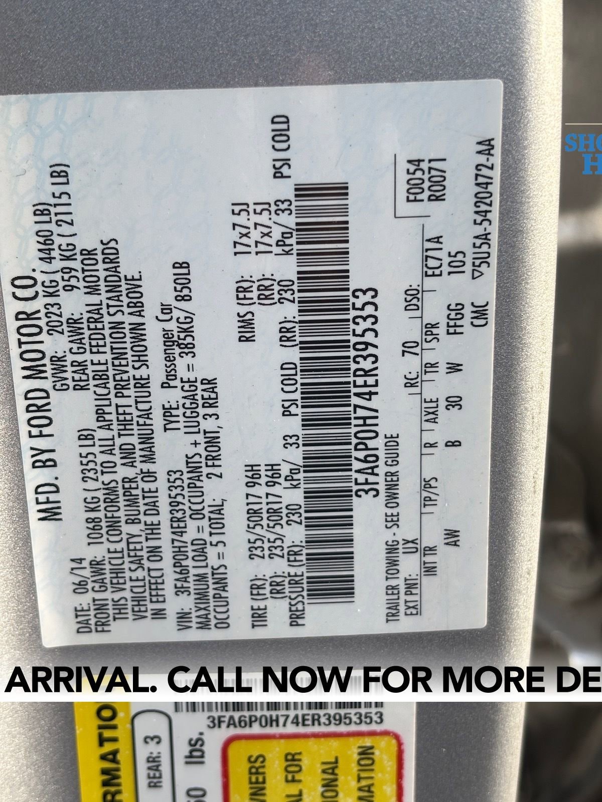 Used 2014 Ford Fusion SE image 14