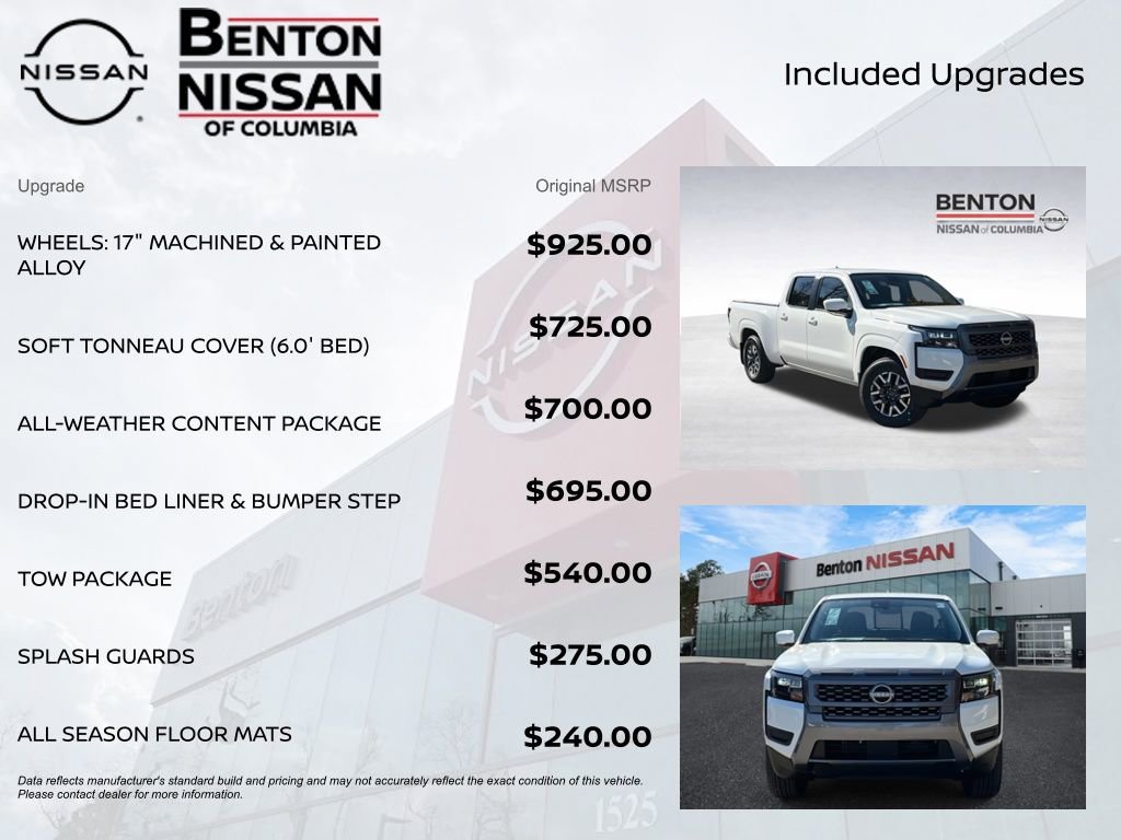 New 2026 Nissan Frontier SV w/ All-Weather Content Package image 7